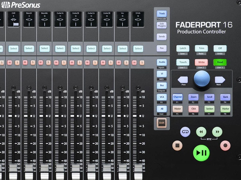 PreSonus FaderPort 16 DAW Mix Control Surface With 16 Motorized