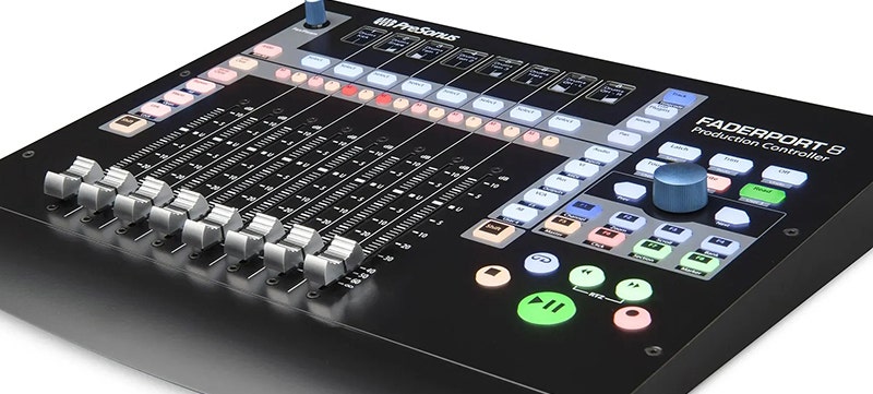PreSonus FaderPort 8 Production Controller Seamless Software Synergy
