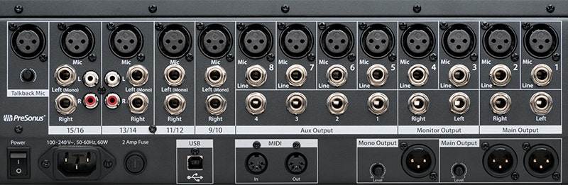 PreSonus StudioLive 16.0.2 USB The Compact Mixer That Punches Above Its Weight