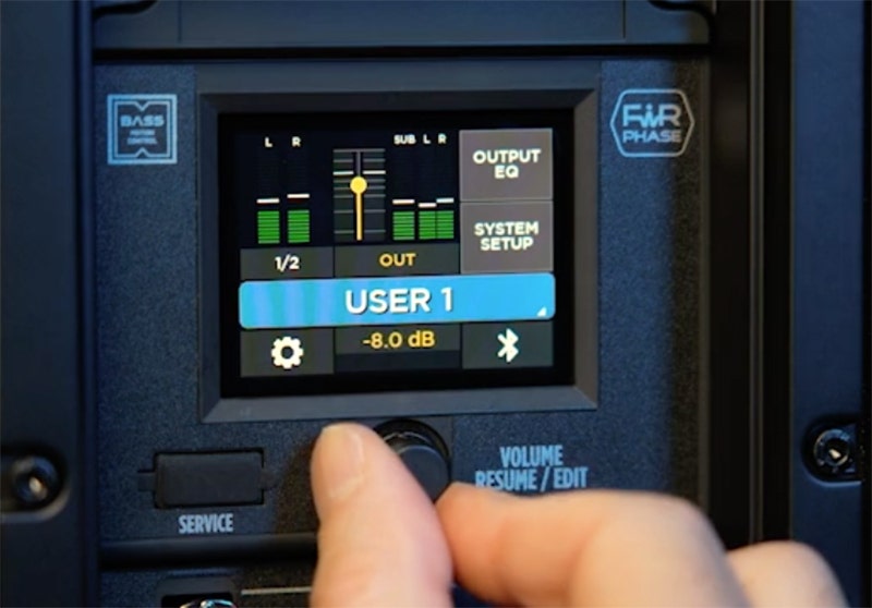 RCF SUB 18-AX Complete Control at Your Fingertips