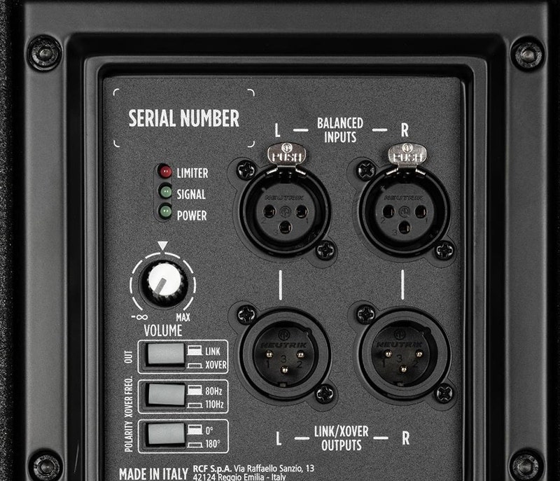 RCF SUB 708-AS MK3 Total Control over Your Low-End