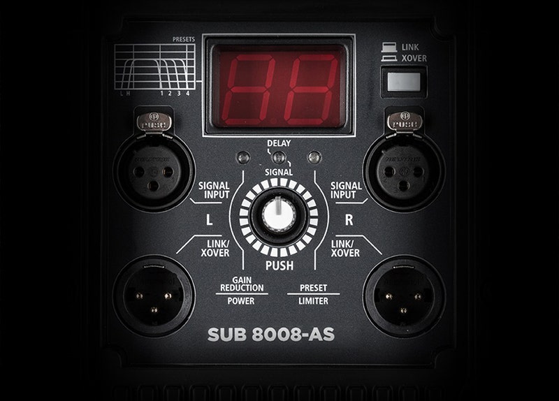 RCF SUB 8008-AS Precision Control and Sonic Sculpting