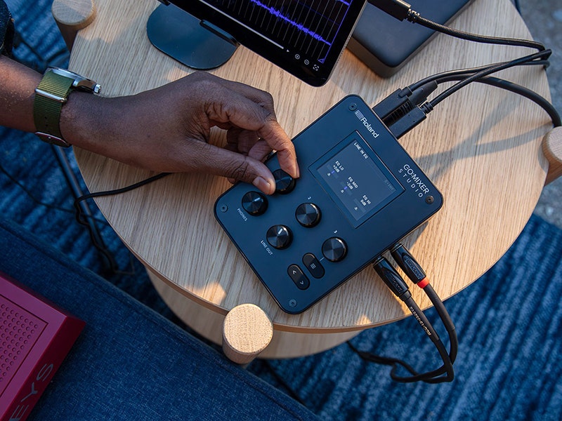Roland GO:MIXER STUDIO Connectivity That Cures the Clutter