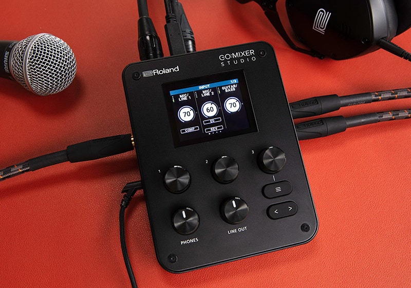 Roland GO:MIXER STUDIO Studio Clarity in Your Pocket