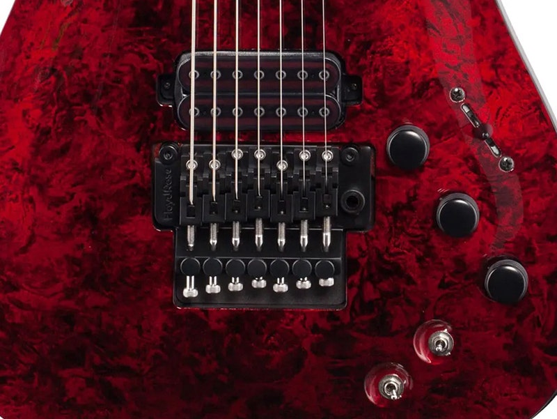 Schecter C7FRS Apocalypse Menacing Aesthetics
