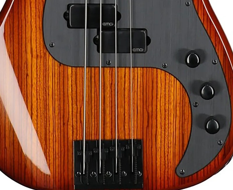 Schecter P-4 Exotic Hardware That Holds Its Ground