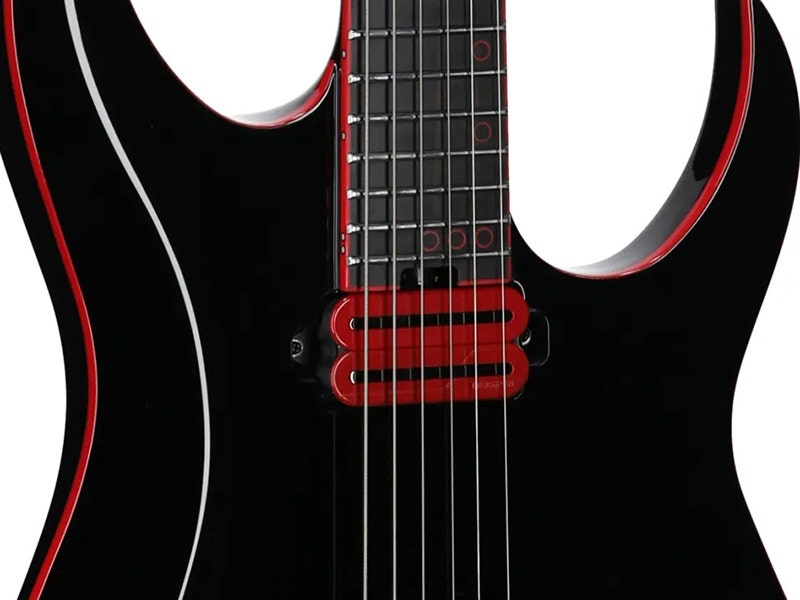 Schecter Sunset 6 ET EX Red Dawn Baritone Speed, Comfort, and a Neck That Gets Out of Your Way