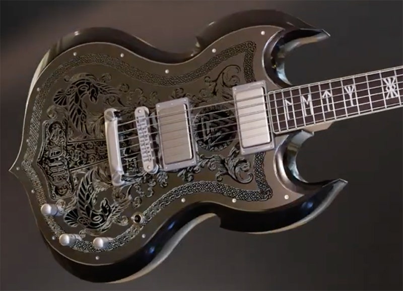 Wylde Audio Iron Works Barbarian Electric Guitar | American
