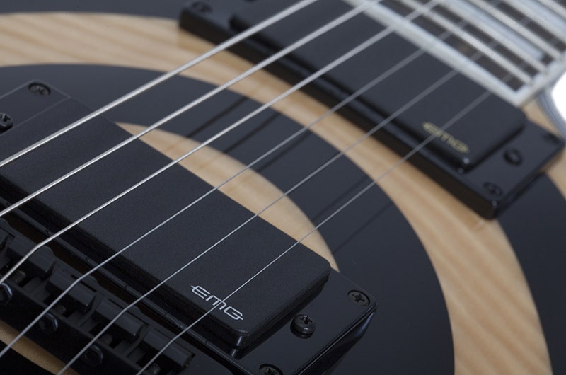 Wylde Audio Odin Grail Rawtop Bullseye EMG Pickups