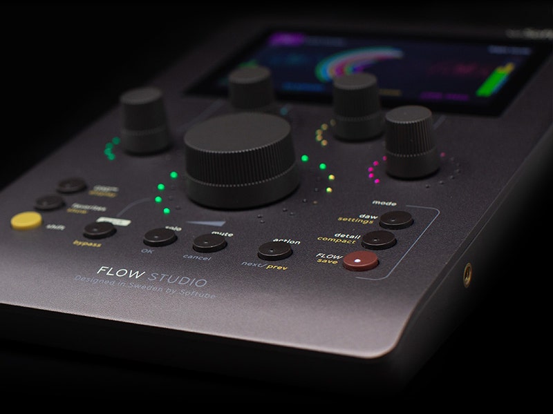 Softube Flow Studio Control Surface An Entire Studio in a Tiny Footprint