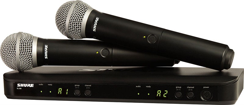 Shure BLX 288PG58 Whats in the Box