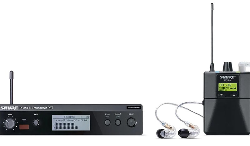 Shure P3TRA215CL PSM300 system Crystal Clear Clarity