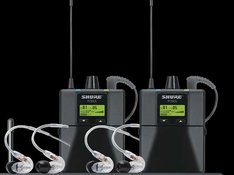 Shure P3TRA215TW PSM 300 In Ear Wireless Twin Pack System Master Your Personal Mix