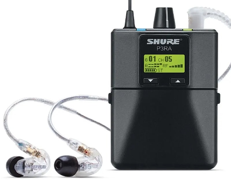 Shure P3TRA215TW PSM 300 In Ear Wireless Twin Pack System Roam the Stage with Confidence