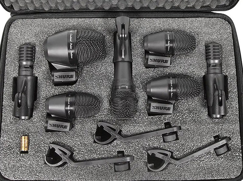 Shure PGADrumKit7 Alta Meet the Key Players