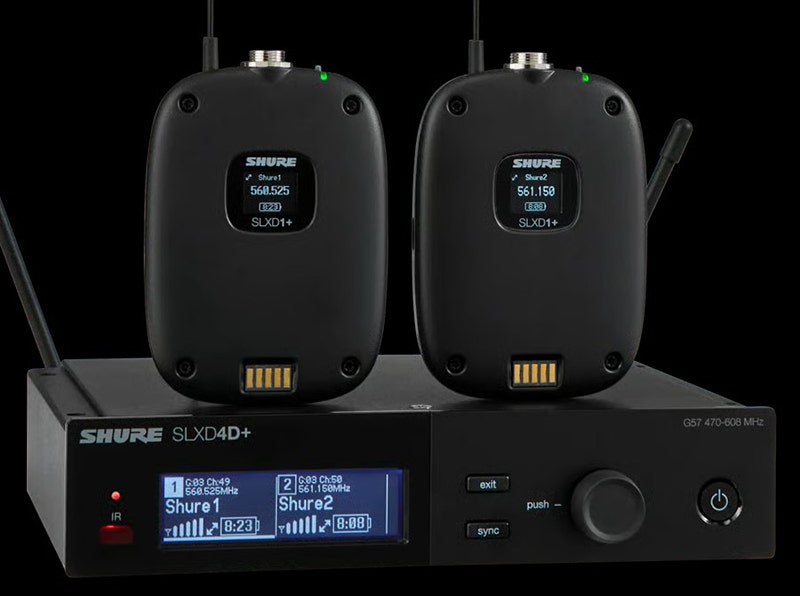 Shure SLXD14DPLG57 SLXD Flawless Audio, Flawless Performance