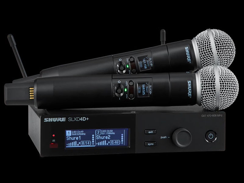 Shure SLXD24DP58G57 Crystal-Clear Audio