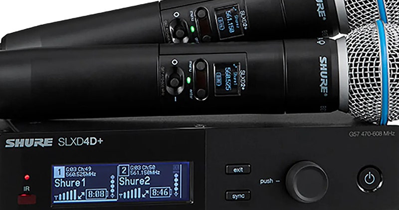 Shure SLX-D+ Dual Beta58 The Ultimate Wireless Workhorse
