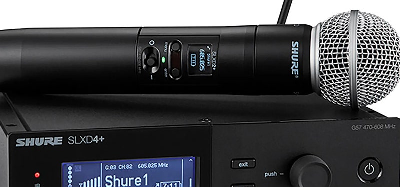 Shure SLXD24P58G57 SM58 Wireless That Works as Hard as You Do