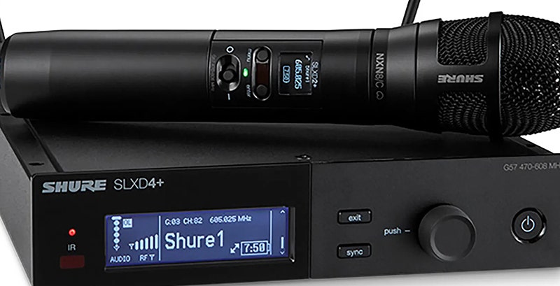 Shure SLXD24PN8CG57 A Wireless System That Always Shows Up