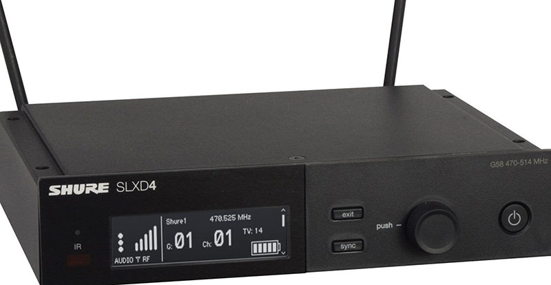 Shure SLXD24 Professional-Grade Connectivity and Control