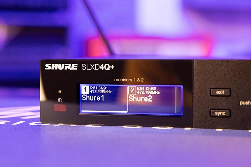 Shure SLXD4Q+ Your Mission Control for Flawless Audio