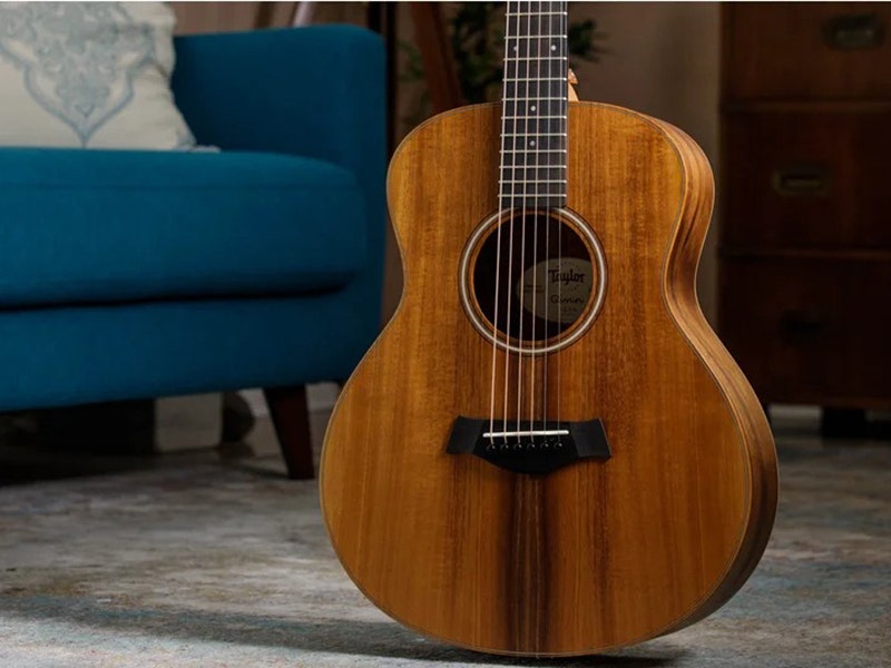 Taylor GS Mini-e Koa Acoustic Guitar A Body Built for Life on the Move