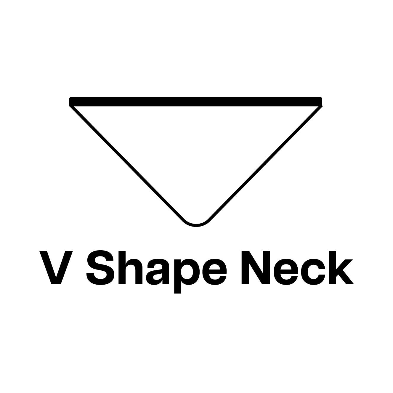 V-shaped guitar neck profile