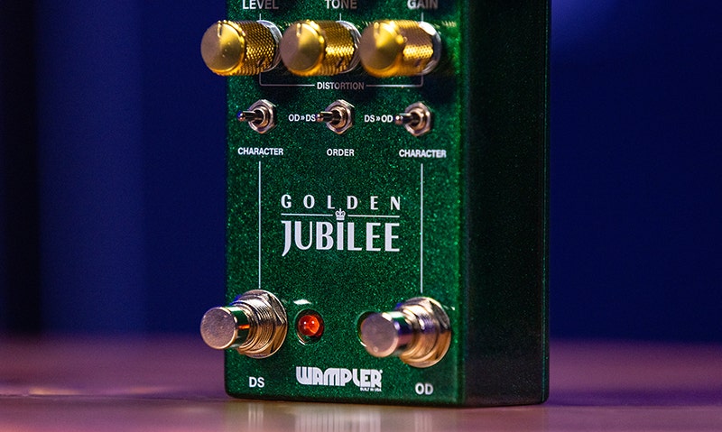 Wampler Golden Jubilee Overdrive Ready to Hit the Stage