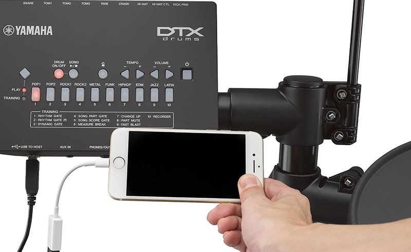 Yamaha DTX402K Smart App Integration