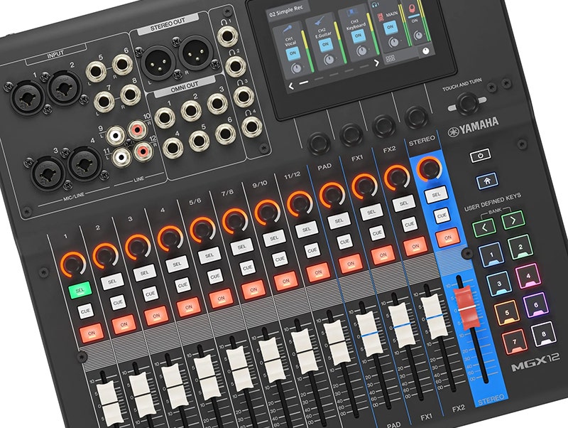 Yamaha MGX12 Hands-On Control Meets Digital Brilliance