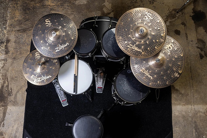Zildjian S Series Dark 4680 Cymbal Set Drenched in Darkness