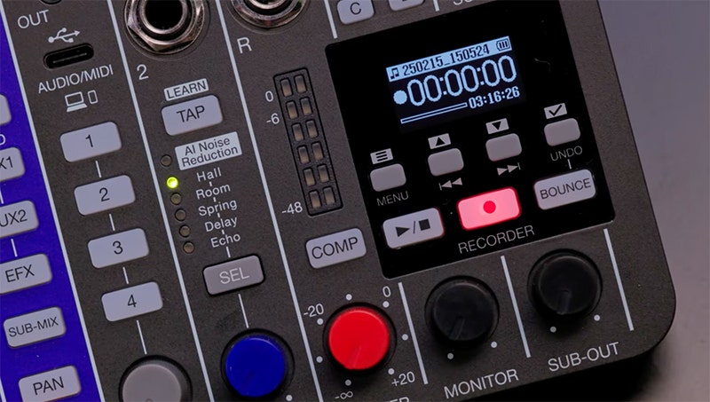 Zoom LiveTrak L6max Advanced Connections and Seamless Integration