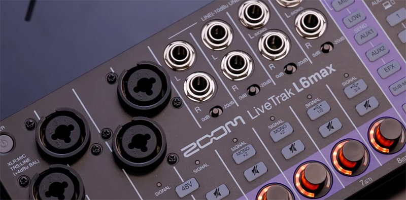 Zoom LiveTrak L6max Unlock Your Sound