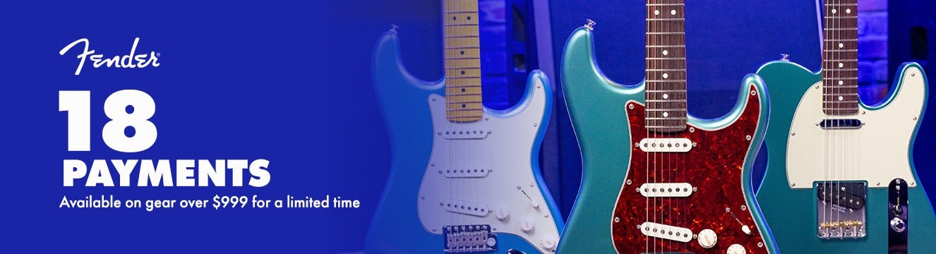 Fender 18 Pay Promo