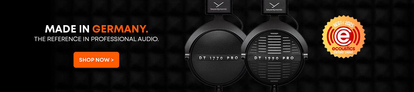 Made in Germany. The reference in professional audio.