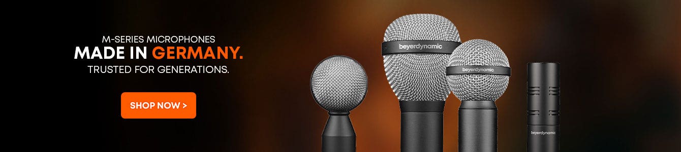 M-Series Microphones - Made in Germany. Trusted for Generations.