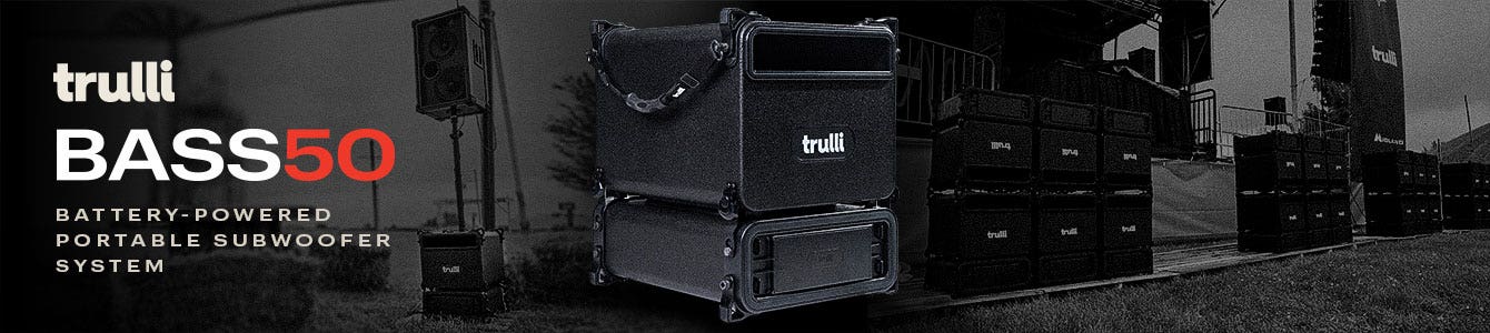 Trulli Bass50 Battery-Powered Portable Subwoofer System