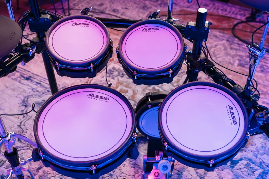 Photo of an Alesis Strata Club electronic drum kit