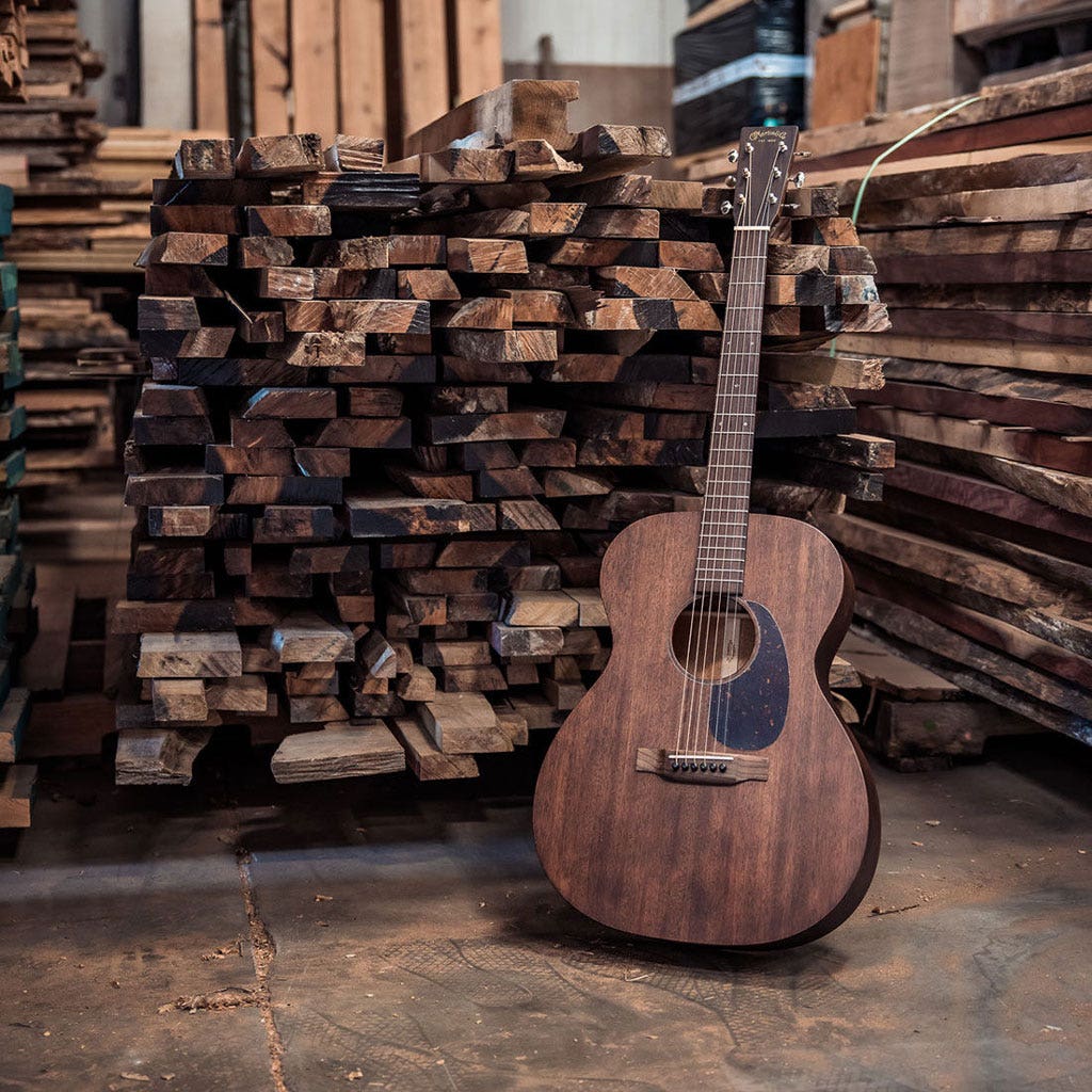 Photo of a Martin grand concert acoustic guitar