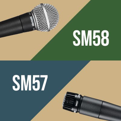 Shure SM58 vs. SM57: Understanding the Differences
