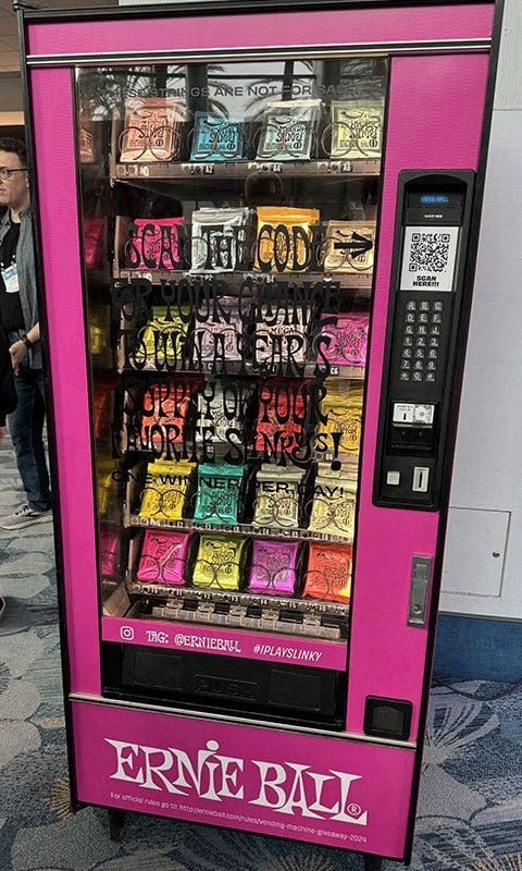 Ernie Ball Vending Machine