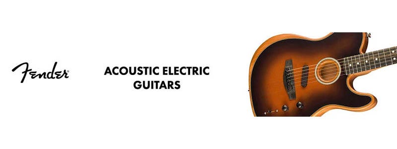 Fender Acoustic Electric Guitars