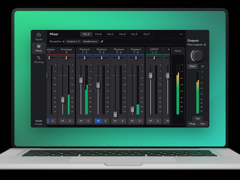 Focusrite Scarlett 18i20 Control Software