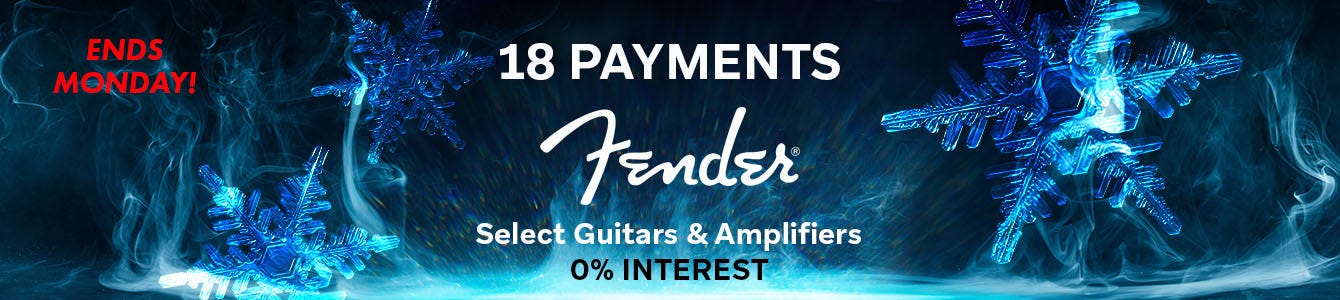 18 Payments | Select Fender Guitars and Amps