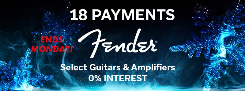 18 Payments | Select Fender Guitars and Amps