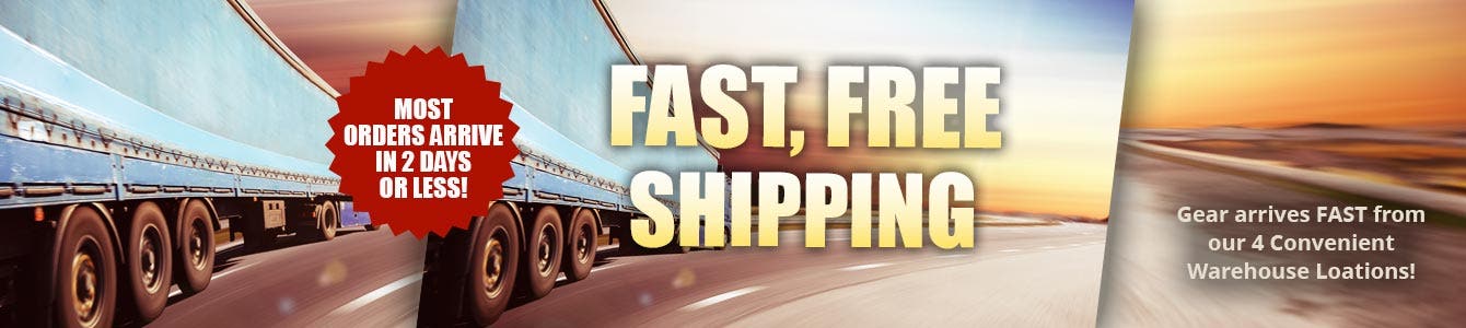 Fast, Free Shipping | Most Orders Arrive in 2 Days or Less