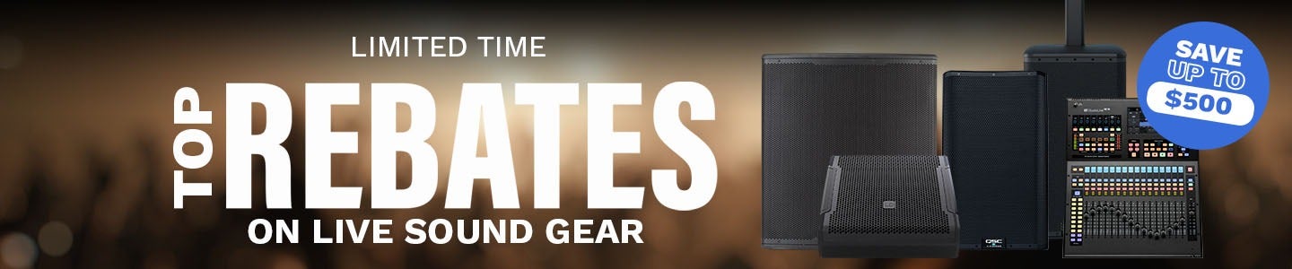 Live Sound Rebates