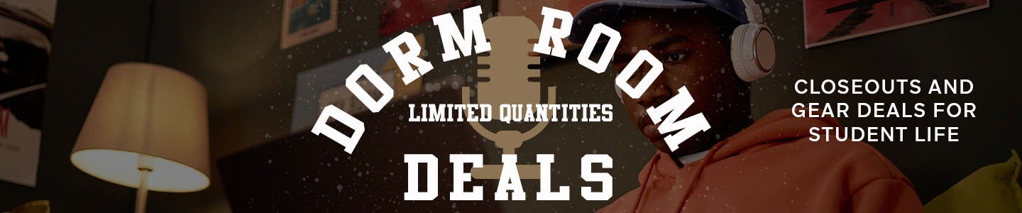 Dorm Room Deals | Collegiate Level Closeouts
