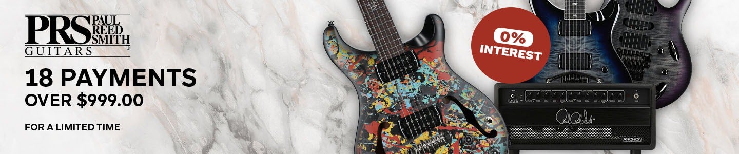 18 Payments on PRS gear